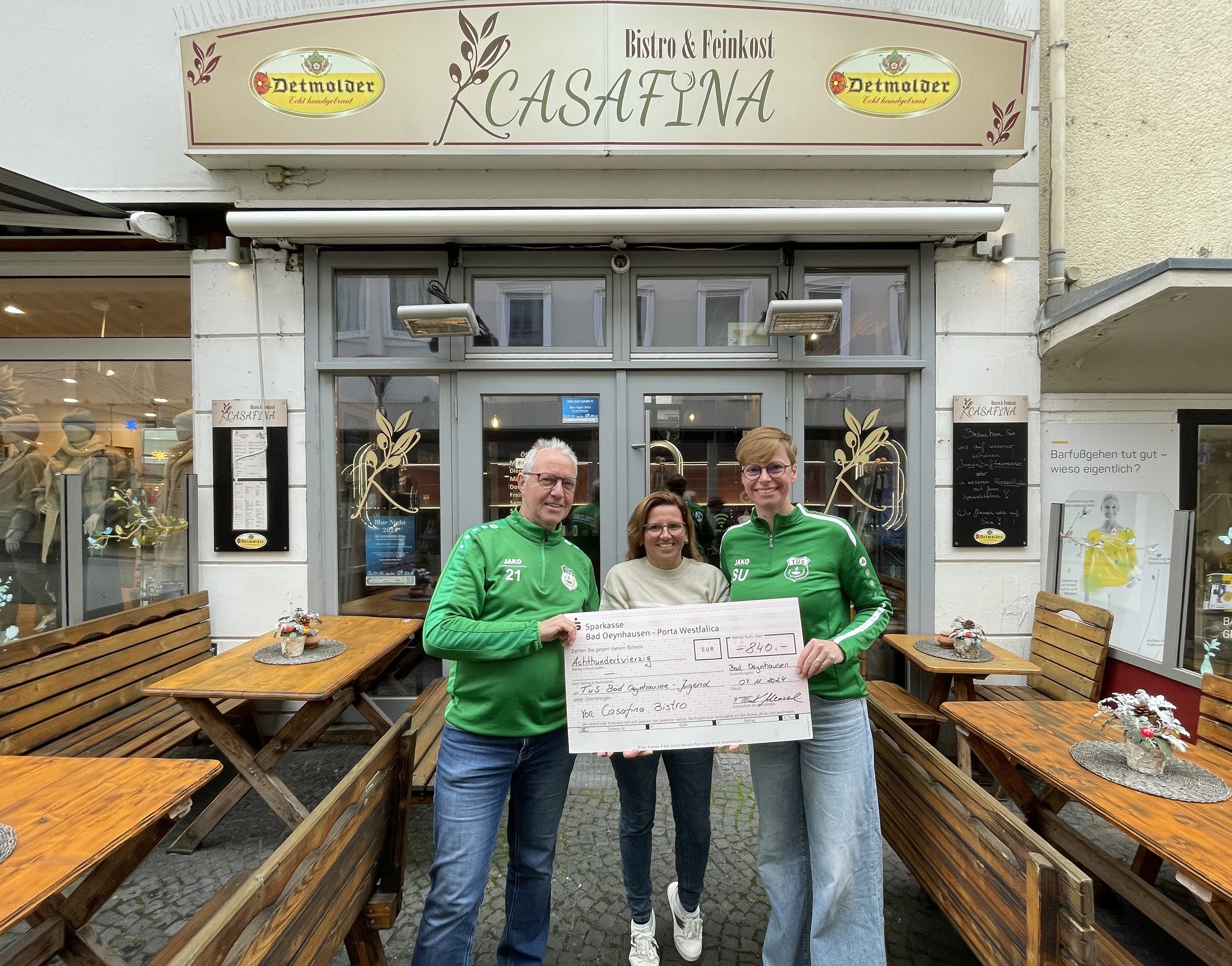 „Casafina“ mit toller Spende für den TuSBO