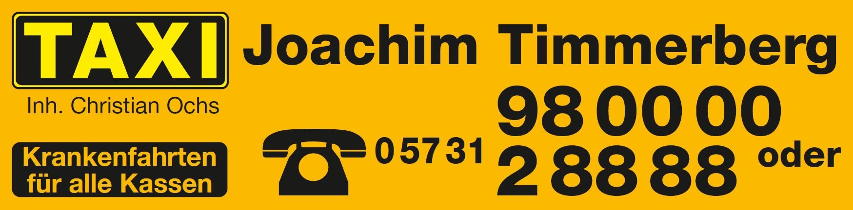 Taxi Joachim Timmerberg